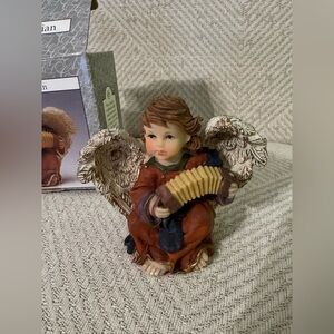 Vintage ACL Angel Figurine with Accordion